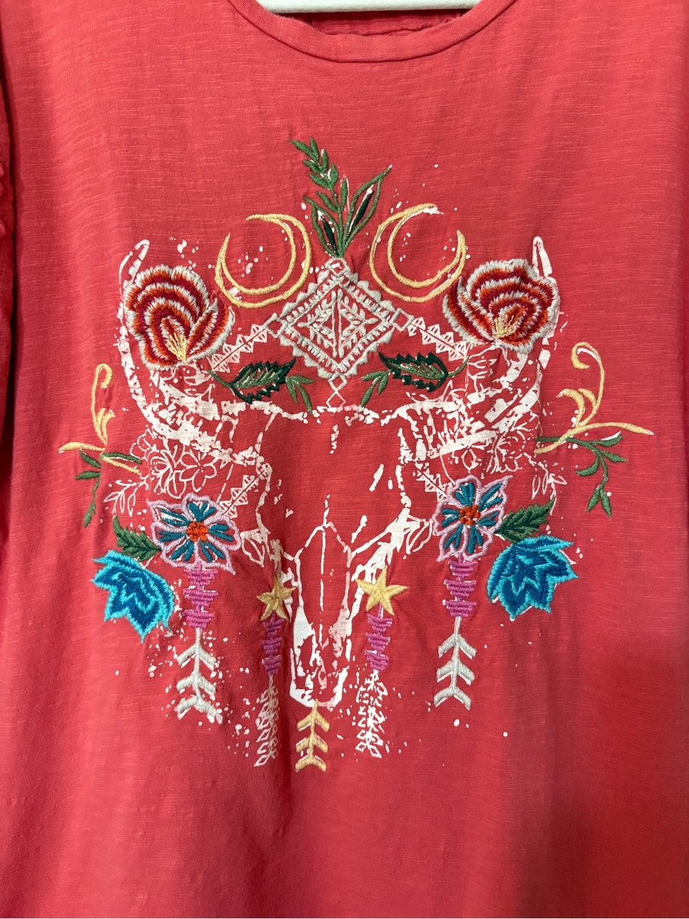 Kyla Seo Velma Embroidered T-Shirt - Picture 4 of 8
